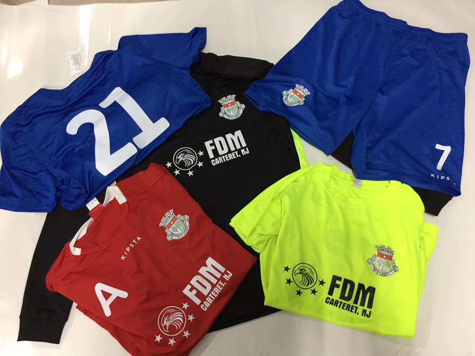 Personalização de equipamentos desportivos. ASSOCIAÇÃO DESPORTIVA DE SÃO ROMÃO.
