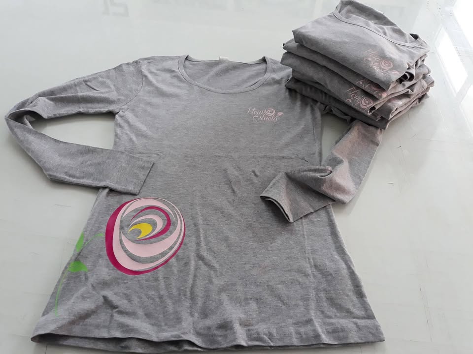 Personalização de têxtil promocional FLORIESTRELA FLORISTA – Seia.