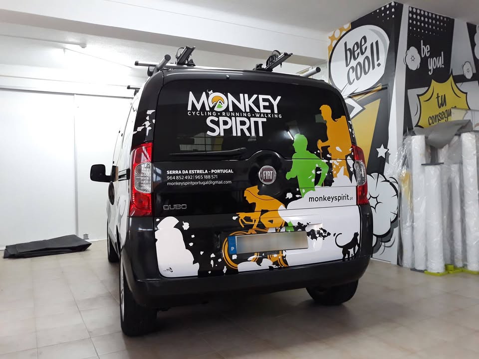 Decoração de viatura MONKEY SPIRIT – Gouveia.