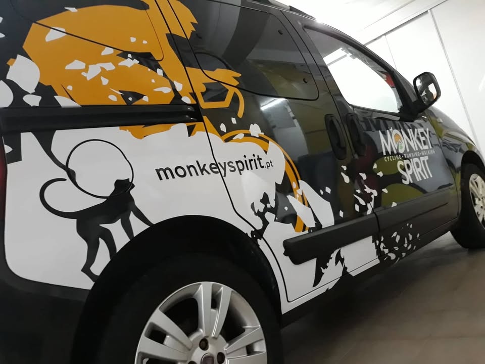 Decoração de viatura MONKEY SPIRIT – Gouveia.