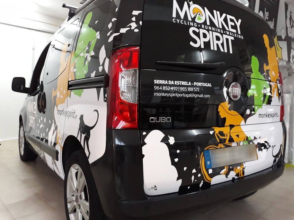 Decoração de viatura MONKEY SPIRIT – Gouveia.