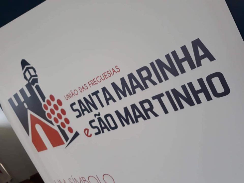 Desenvolvimento da nova imagem da União das Freguesias de Santa Marinha e São Martinho. De