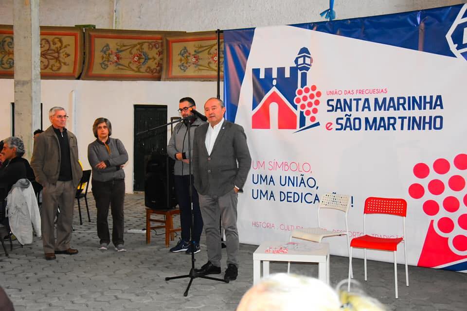 Desenvolvimento da nova imagem da União das Freguesias de Santa Marinha e São Martinho. De