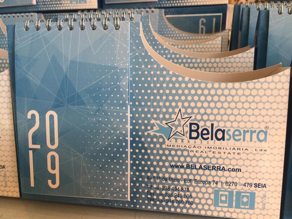 Desenvolvimento de calendários porta canetas. Modelo exclusivo para o nosso cliente Belase