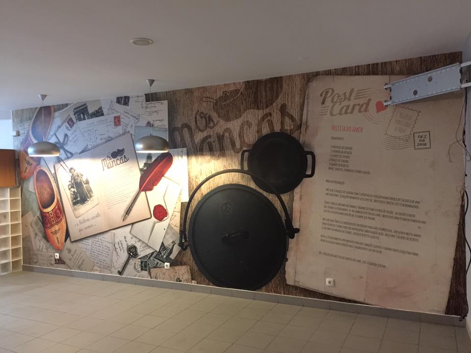 Desenvolvimento de logótipo, decoração de montras, reclamos luminosos, individuais de refe