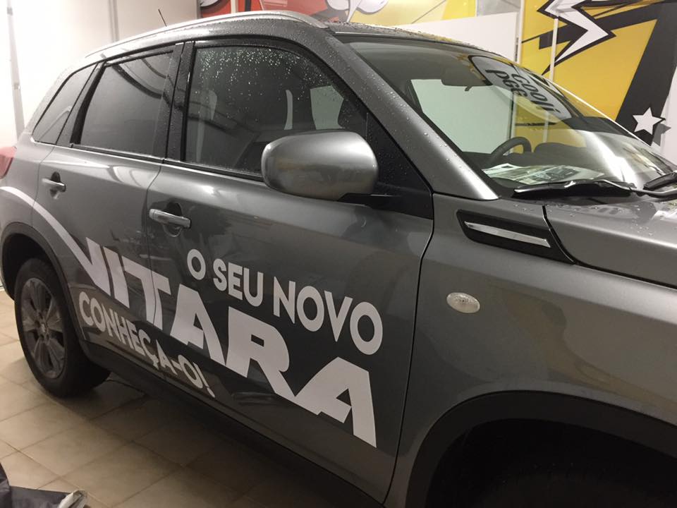 Decoração de viatura. Novo Suzuki Vitara -Repage Seia