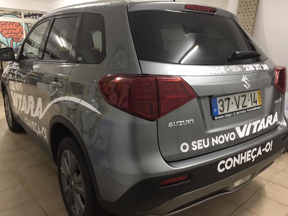 Decoração de viatura. Novo Suzuki Vitara -Repage Seia