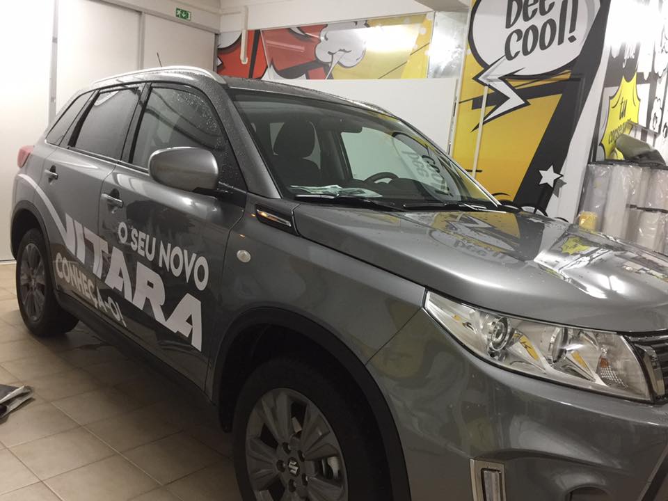 Decoração de viatura. Novo Suzuki Vitara -Repage Seia