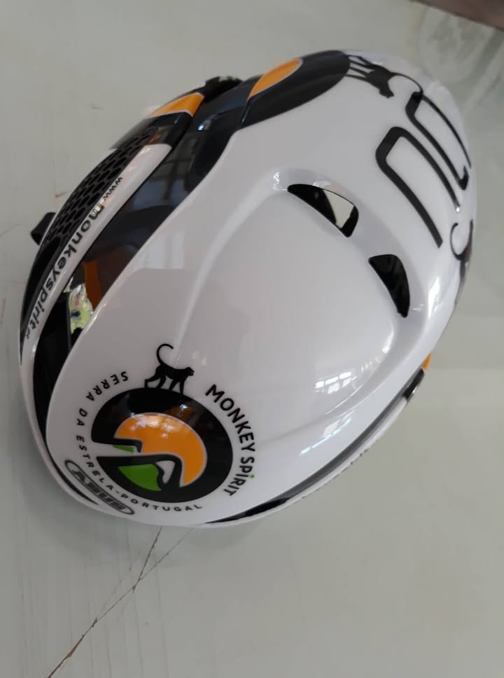 Personalização de capacete MONKEY SPIRIT.