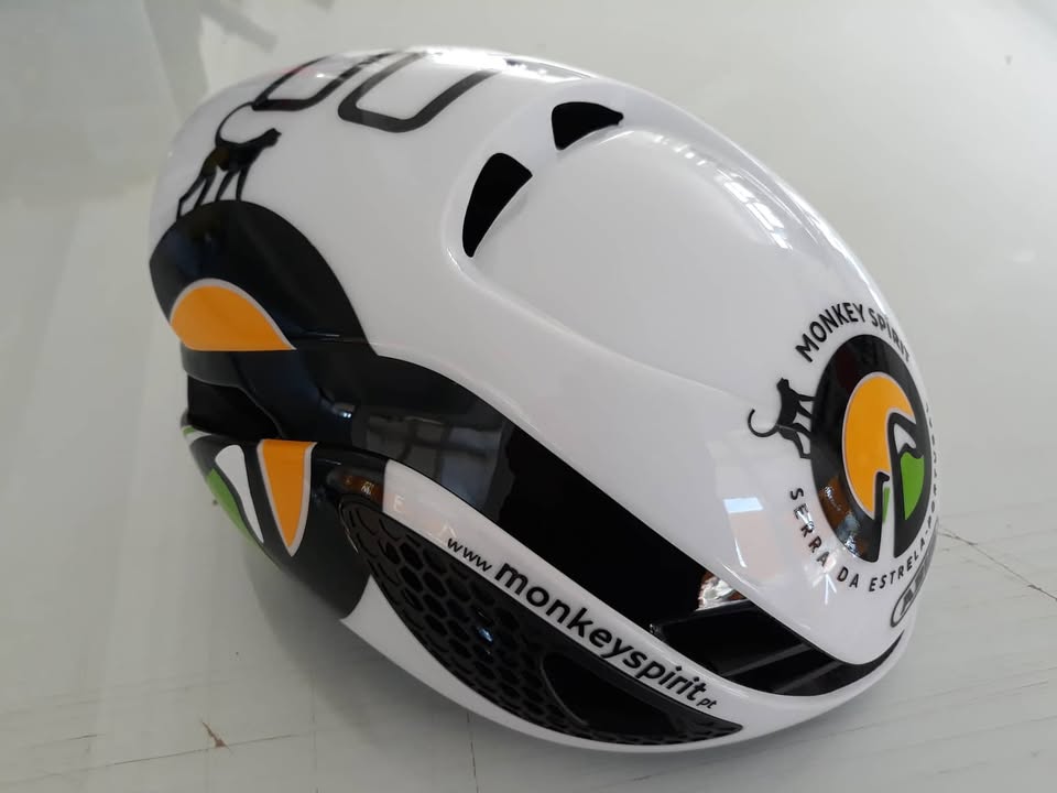 Personalização de capacete MONKEY SPIRIT.