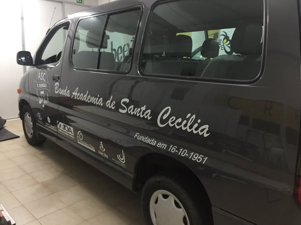 Decoração de viatura BANDA ACADEMIA DE SANTA CECÍLIA – São Romão