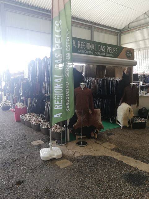 Decoração de stand promocional – A REGIONAL DAS PELES / QUEIJARIA DO SABUGUEIRO – Sabuguei