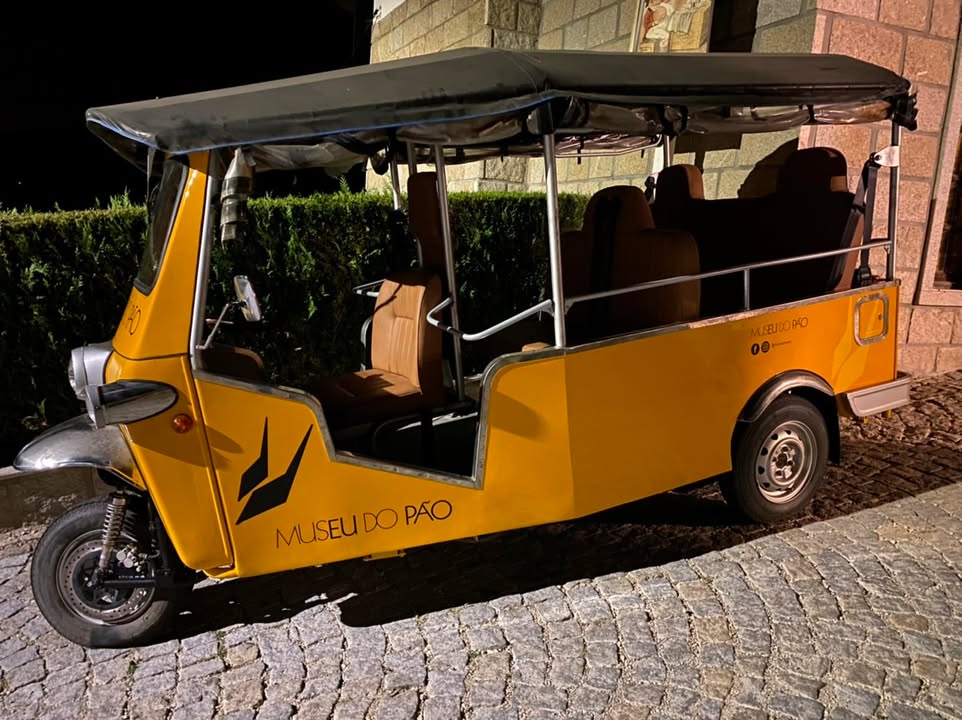 Decoração de tuc tuc para o cliente Museu do Pão.