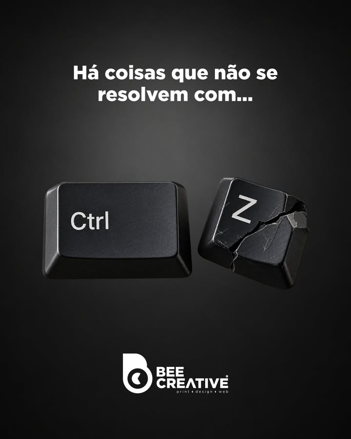 No computador é Ctrl + Z. Na vida real é Ctrl + Ai. 😬